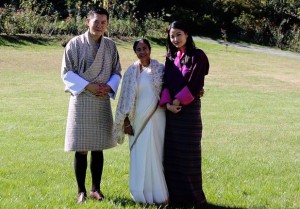 King and Queen with Mamata Banerjee