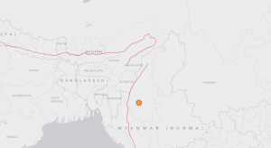 Earth epicentre was in Myanmar